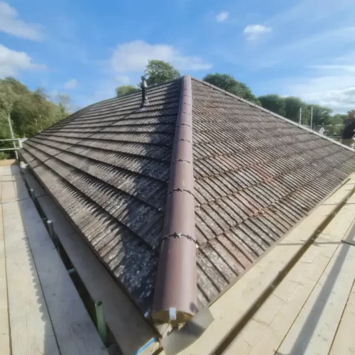 A photo of a successful roof repair