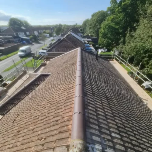 A photo of a finished coast roofing project