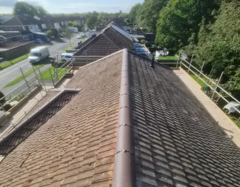 A photo of a finished coast roofing project